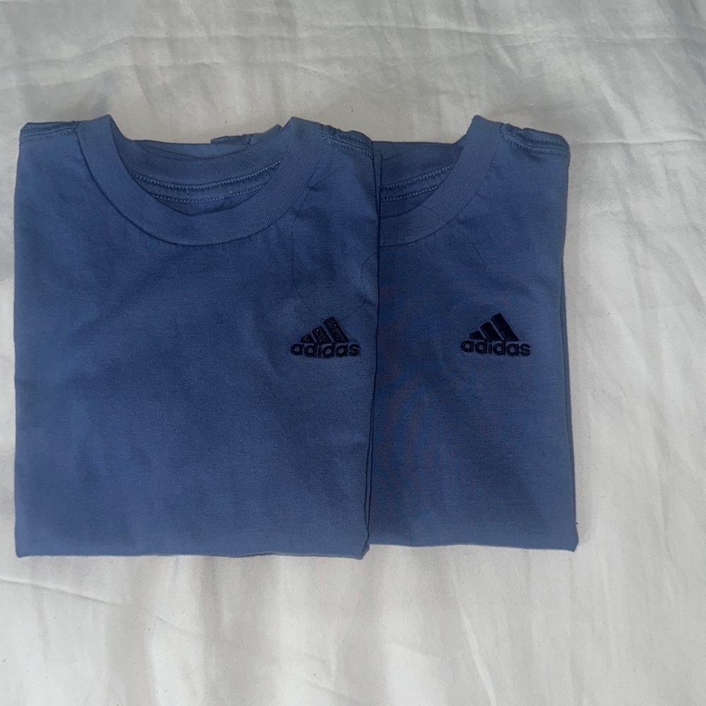 Adidas Kids Blue T-Shirt - Picture 2 of 4